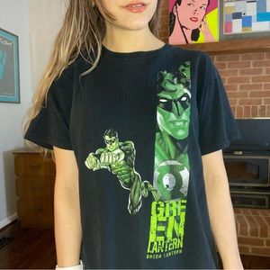 Vintage Y2K Green Lantern Tee DC Comics Six Flags Comic Superhero Unisex…